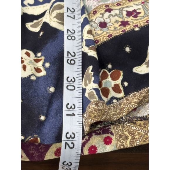 Blair Boutique Button Jacket Long Sleeve Maroon Green Geometric Design SZ 18 - Picture 7 of 8